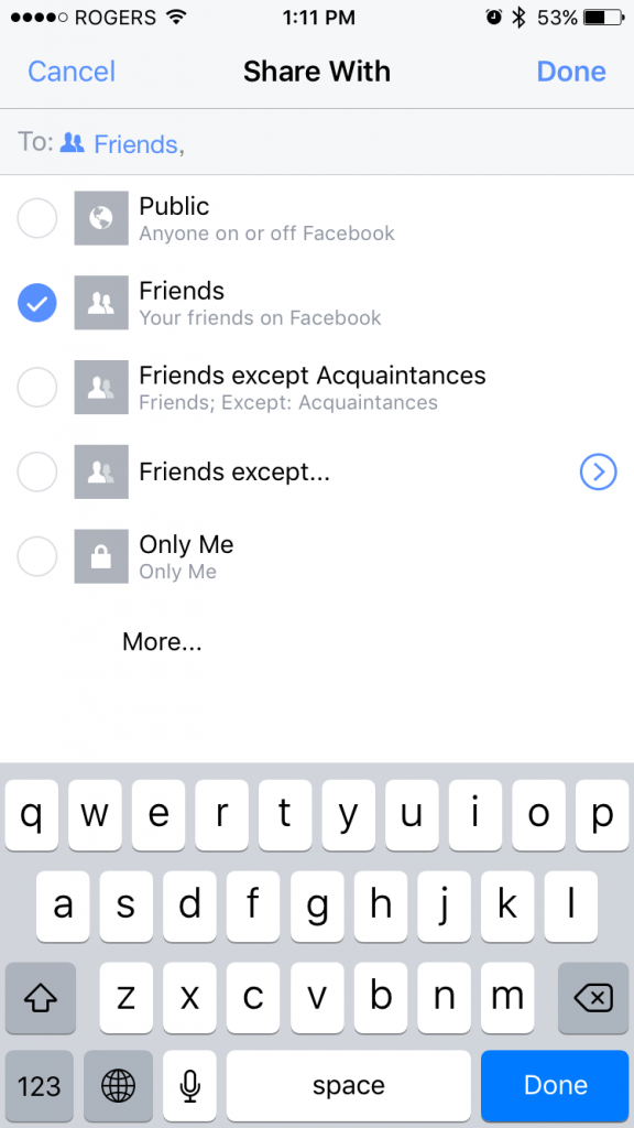 New Facebook Privacy Settings fro 2017